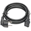 Шнур живлення Kingda (С13-CEE 7/7), 3 м, 0.75 мм2