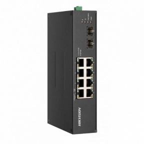 8-портовий некерований POE комутатор Hikvision DS-3T0310HP-E/HS купити