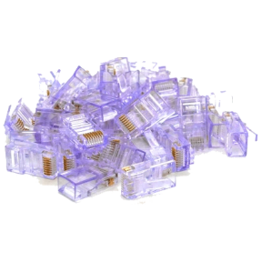 Коннектор Merlion RJ-45 8P8C UTP Cat-5 (100 шт/уп.) Q100 Violet купить