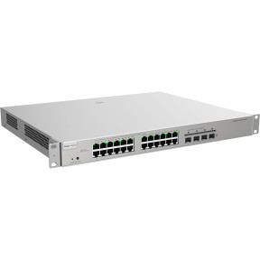 Ruijie Reyee RG-NBS5200-24GT4XS-P - 24-портовый гигабитный PoE-коммутатор L2+, 4 uplink-порта SFP+ в Украине