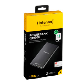 Повербанк Intenso Q10000 10000mAh, QC 3.0, USB-A, USB QC, black (7334530) купити