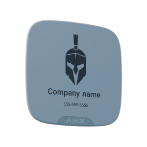 Лицьова панель для брендування вуличної сирени StreetSiren DoubleDeck Ajax Brandplates Біла купити