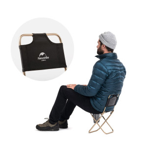 Стілець розкладний Naturehike MZ01 NH18M001-Z, чорний в Україні