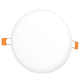 VIDEX 9W 4100K 220V - LED світильник безрамковий круглий