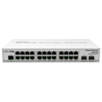 Керований комутатор MikroTik Cloud Router Switch CRS326-24G-2S+IN (24 порти 10/100/1000 Mbps, 2 порти SFP+)