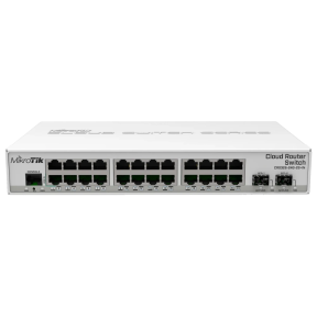Управляемый коммутатор MikroTik Cloud Router Switch CRS326-24G-2S+IN (24 порта 10/100/1000 Mbps, 2 порта SFP+) купить