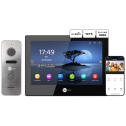 Neolight ALPHA Hybrid Black + PRIME FHD Silver – Комплект відеодомофону (8" IPS, Wi-Fi, Full HD, AHD, Куток)