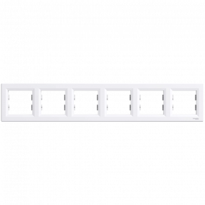 Schneider Electric ASFORA EPH5800621 Рамка 6-местная горизонтальная белая купить