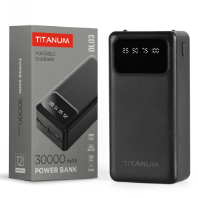 TITANUM OL03 Black 30000mAh (TPB-OL03-B) - Повербанк в Украине