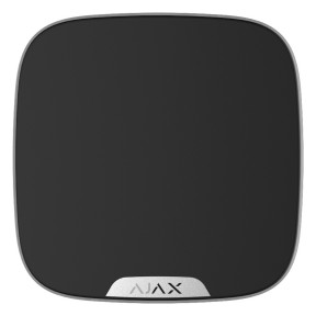 Уличная сирена с креплением для брендированной лицевой панели Ajax StreetSiren DoubleDeck Черная купить