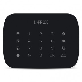U-Prox Keypad G4 Черная - Многогрупповая клавиатура с сенсорной поверхностью купить
