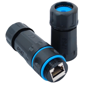 Водонепроникний з'єднувач IP68 кат. 6 RJ45-RJ45 STP фото