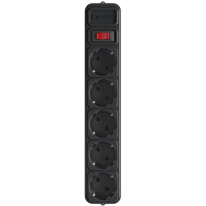 Gembird SPG5-G-10B - Сетевой фильтр 3 м кабель 5 розеток