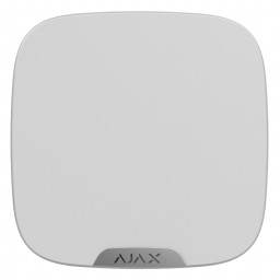 Вулична сирена з кріпленням для брендованої лицьової панелі Ajax StreetSiren DoubleDeck Біла