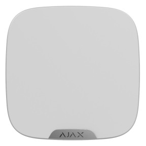 Ajax StreetSiren DoubleDeck White - Бездротова вулична сирена з кріпленням для лицьової панелі - фото №1 Ajax StreetSiren DoubleDeck White - Бездротова вулична сирена з кріпленням для лицьової панелі купити