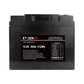 Акумуляторна батарея літій-залізо-фосфатна 12.8В 40Аг Cyclen 12.8V 40AH LiFePo4 фото