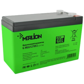 MERLION G-MLG1270F2 12 V 7,0 Ah - Акумуляторна батарея купити