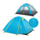 Палатка двухместная Naturehike P-Series NH18Z022-P, 210T/65D, голубая