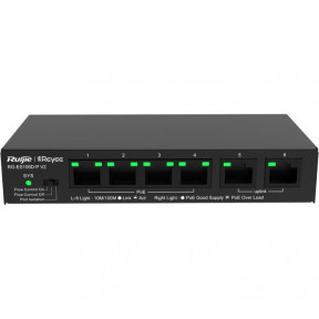 Ruijie Reyee RG-ES106D-P V2 - 6-портовий настільний некерований комутатор 10/100 Мбіт/с купити