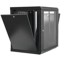Шкаф 19"15U, 600x500x773мм акриловое стекло, черный