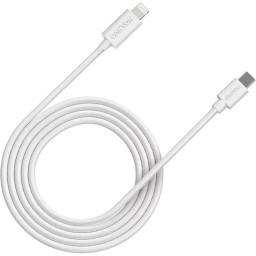 Canyon CFI1W Білий (Lightning - USB-A, 1 м) - Кабель для зарядки та синхронізації даних