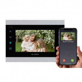 Slinex SL-07N Cloud Silver/Black - Відеодомофон в Україні