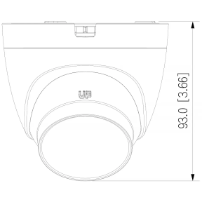 Dahua Technology HAC-HDW1200TRQP (3.6 мм) - 2 Мп купольная HDCVI видеокамера фото