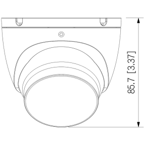 Dahua Technology DH-HAC-HDW1500TLMP-IL-A (2.8 мм) - 5Мп HDCVI камера з подвійним підсвічуванням фото
