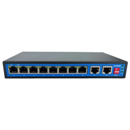 Ewind EW-S1910G-DP – Некерований PoE-комутатор (8xPoE, 2x1000M Uplink, 120 Вт)