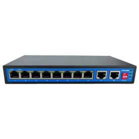 Ewind EW-S1910G-DP – Некерований PoE-комутатор (8xPoE, 2x1000M Uplink, 120 Вт)