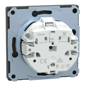 Schneider Electric Merten System Design MTN2300-6034 - Розетка с/к и шторкой антрацит фото