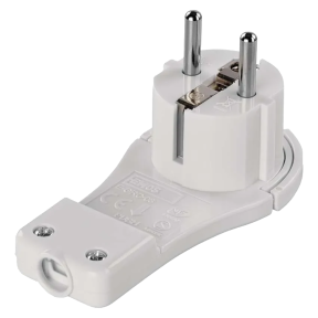 EMOS P0066 - Вилка угловая плоская с заземлением в Украине