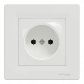 Schneider Electric ASFORA EPH3000121 Розетка одинарная без заземления купить