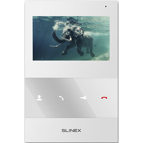 Комплект видеодомофона Slinex SQ-04M White + ML-16HR Black фото