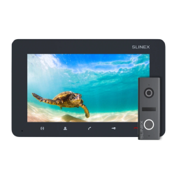Slinex SM-07M + ML-17HD Graphite – Комплект відеодомофона (7", Запис фото/відео, 2Мп, 130°)