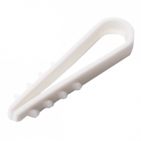 APRO FT-8 - Дюбель-ялинка 8 мм під круглий кабель білий (пач. 100 шт.) купити