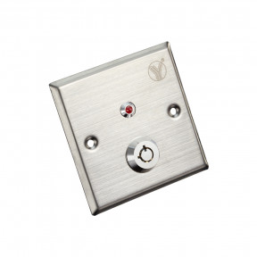 Кнопка выхода Yli Electronic YKS-850LS с ключом - фото №1 Кнопка выхода Yli Electronic YKS-850LS с ключом купить