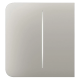 Ajax SideButton (2-gang) oyster – Бічна кнопка для вимикача (2 клавіші, устричний, безконтактна, IP20)