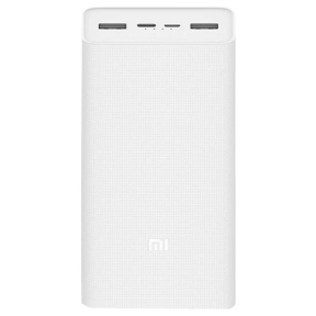 Повербанк Xiaomi Mi Power Bank 3 30000 mAh 24W Fast Charge PB3018ZM White (VXN4307CN) купить