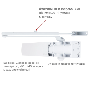 Дотягувач RYOBI 1200 D-1200 WHITE зображення