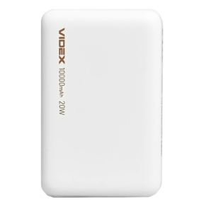 VIDEX VPB-331 PD20W White - Повербанк з бездротовою зарядкою 10000mAh фото