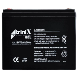Аккумулятор гелевый Trinix TGL12V75Ah/20Hr