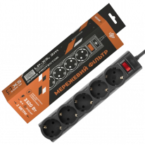 Logic Power LP-X5-2 Black Подовжувач мережевий (фільтр)