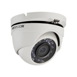 1МП купольна TurboHD відеокамера Hikvision DS-2CE56C0T-IRMF (2.8 мм)