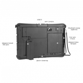 Durabook U11I 11.6FHD/Intel i5-10210Y/8/128/int/GPS/LTE/W10P Планшет Ціна
