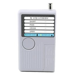 NOYAFA NF-3468 – Кабельный тестер (4-в-1, RJ45 STP/UTP, RJ11, USB, BNC до 500м)