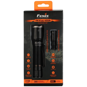 Ліхтарі ручні комплект Fenix TK16 V2.0 + E02R купити