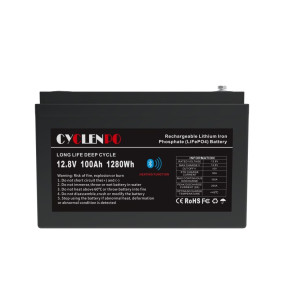Акумуляторна батарея літій-залізо-фосфатна 12.8В 100Аг Cyclen 12.8V 100AH LiFePo4 (підігрів/Bluetooth) зображення