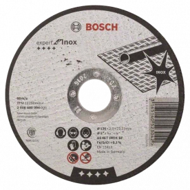 Bosch 125 x 1 мм (2608600549) - Відрізний круг для нержавіючої сталі
