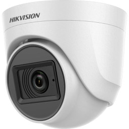 Hikvision DS-2CE76H0T-ITPFS (2.8 мм) – 5 Мп купольная TurboHD камера с микрофоном